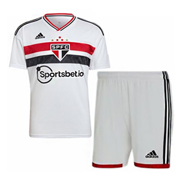 Sao Paulo Heimtrikot Kinder 2022-2023 Günstige Fußballtrikots